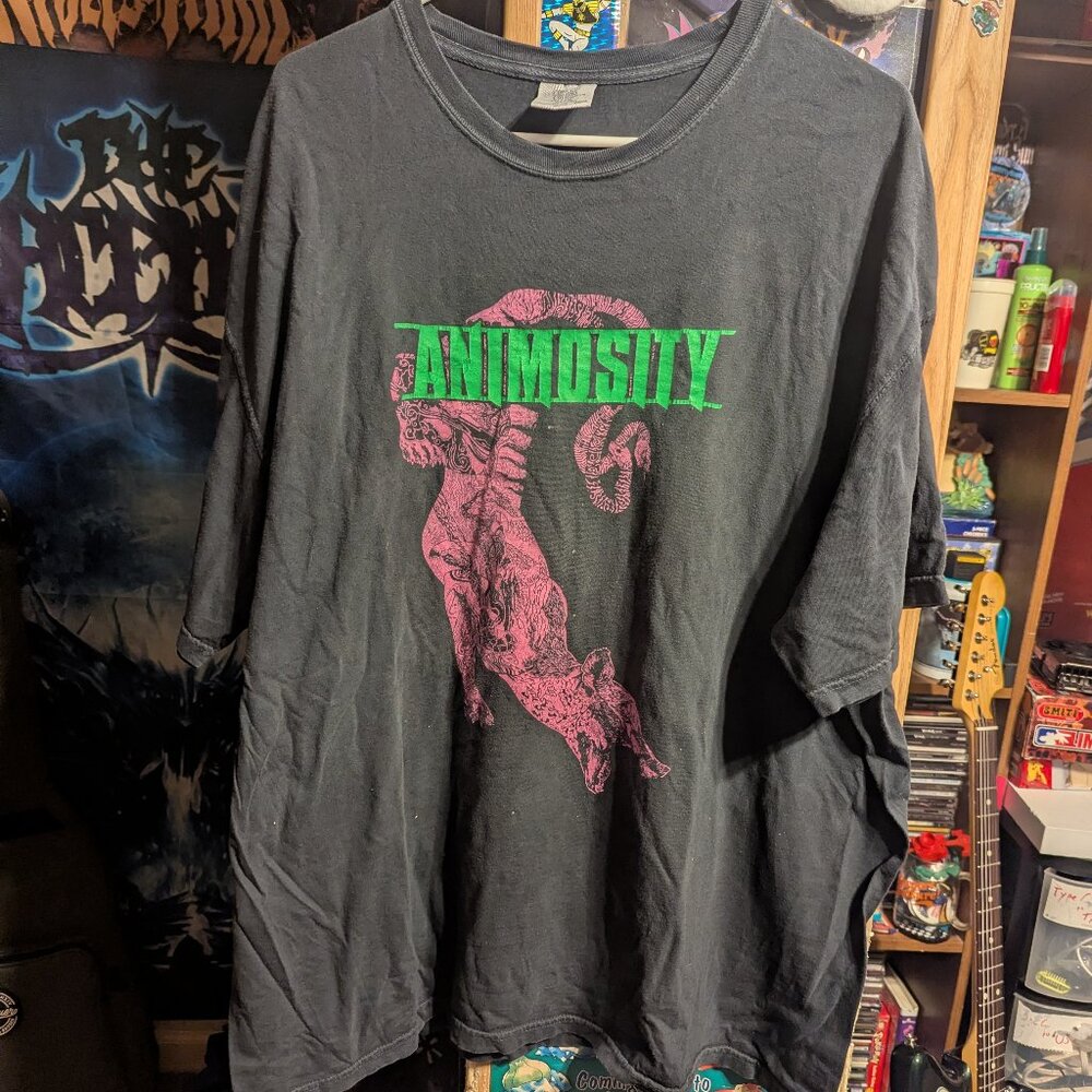 Animosity Animal Deathcore Black T-Shirt size 2XL